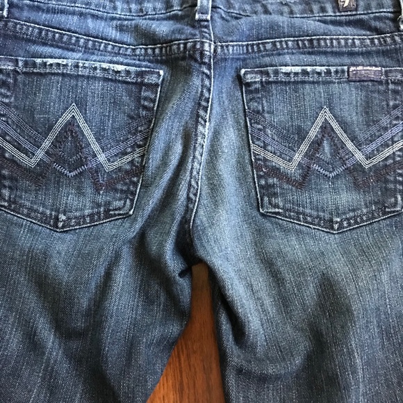 Seven 7 For All Mankind A Pocket Flare Bootcut - Picture 3 of 8